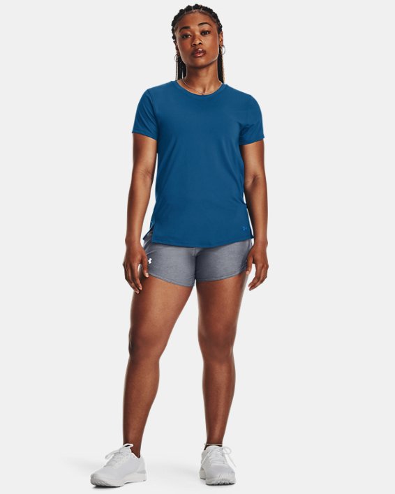 Women's UA Iso-Chill Laser T-Shirt, Blue, pdpMainDesktop image number 2